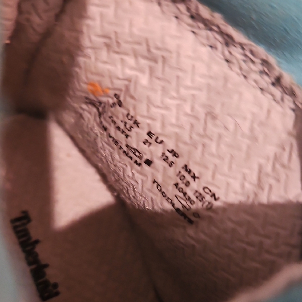Timberland Kids Aqua Blue Boots - Picture 4 of 4